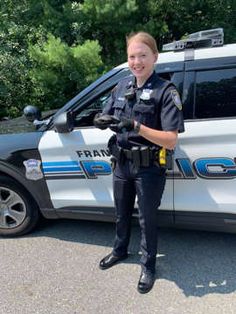 Franklin Massachusetts rookie police officer Victoria McVicar Franklin Massachusetts rookie police officer Victoria McVicar