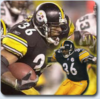 The Bus - A legend on his own. The BUS, Jerome Bettis, was truly a great player in every aspect!  We miss his presence on the field!