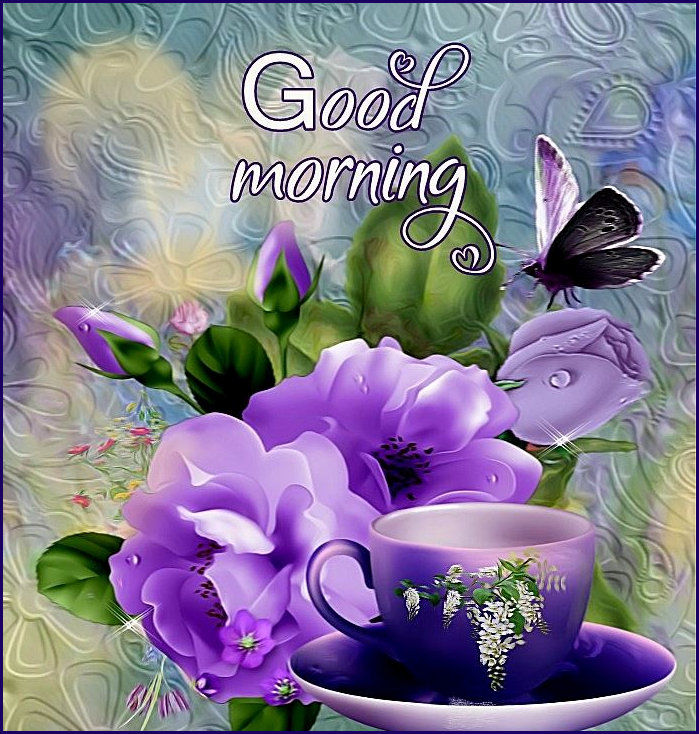 Purple Flowers for my Sister, Coffee for Me Purple Flowers for my Sister, Coffee for Me