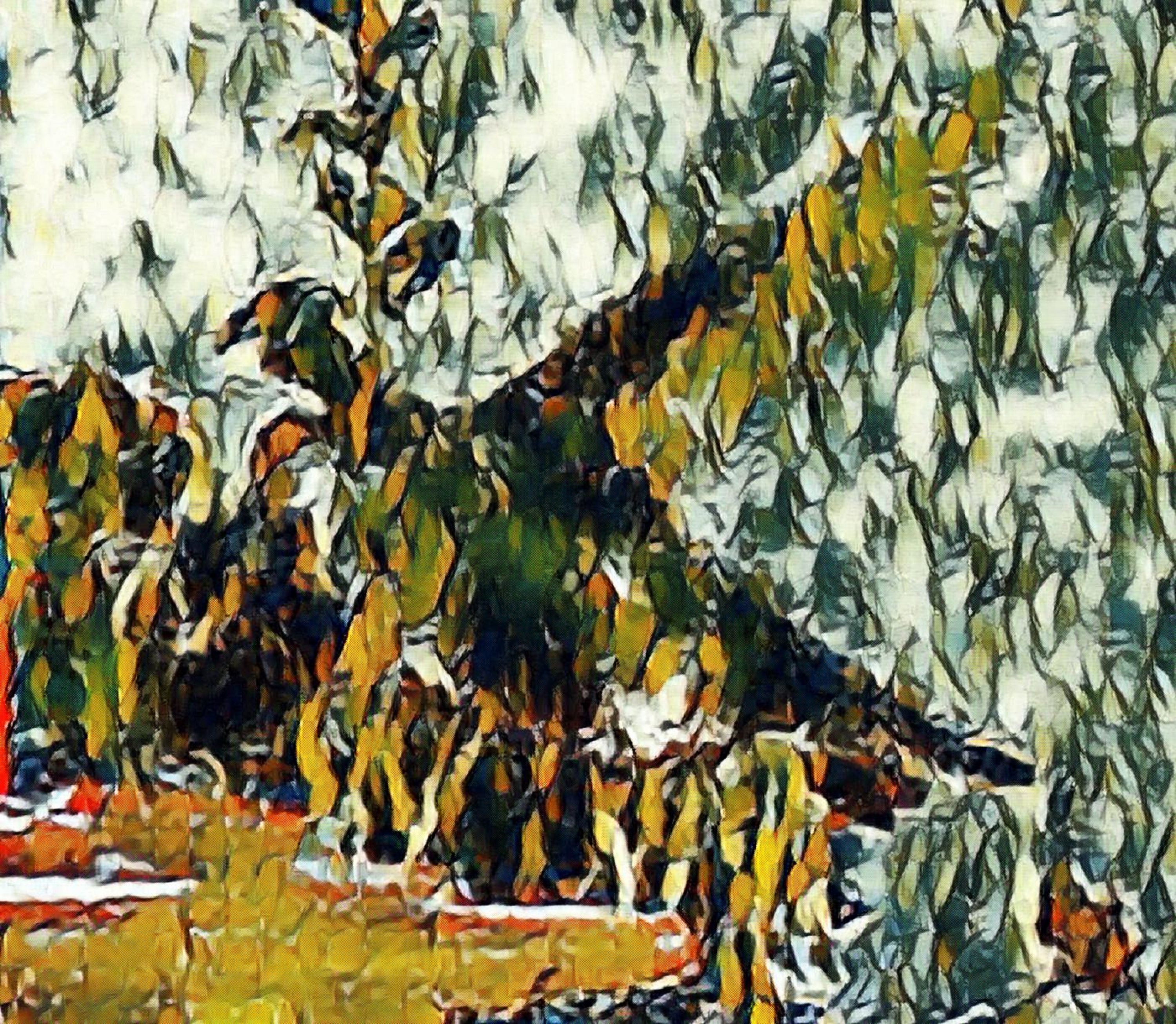 Photo of a hummingbird at the feeder taken by me with abstract effect Photo of a hummingbird at the feeder taken by me with abstract effect