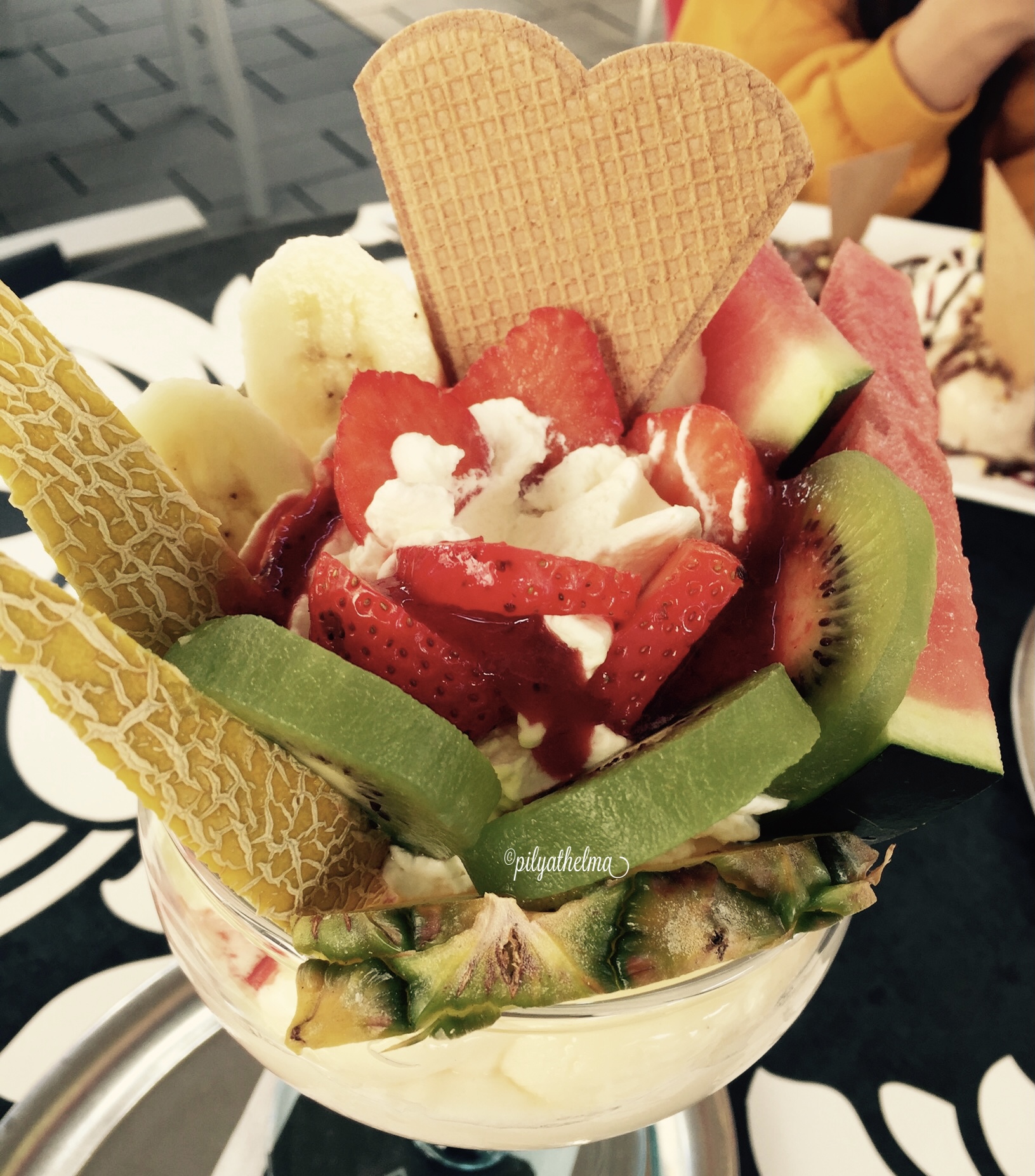 Fruit ice cream Fruit ice cream