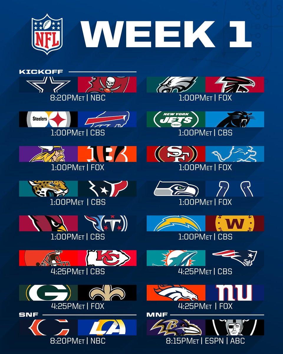 NFL Week One
