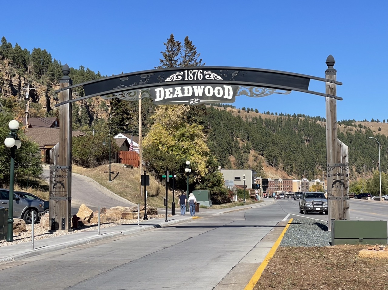 The sign at Main Street in Deadwood, South Dakota. Photo taken by and the property of FourWalls. The sign at Main Street in Deadwood, South Dakota. Photo taken by and the property of FourWalls.