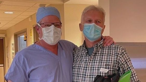 Kendal Hofstad (Left) and Doctor Amos Szajner on the right Kendal Hofstad (Left) and Doctor Amos Szajner on the right