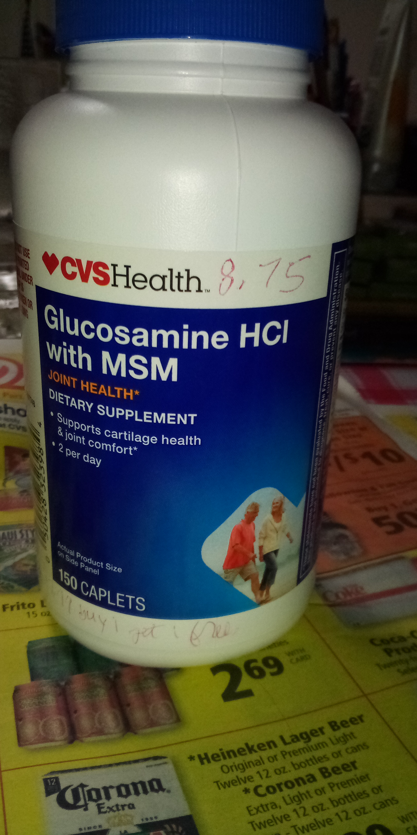 CVS Glucosamine HCI with MSN CVS Glucosamine HCI with MSN