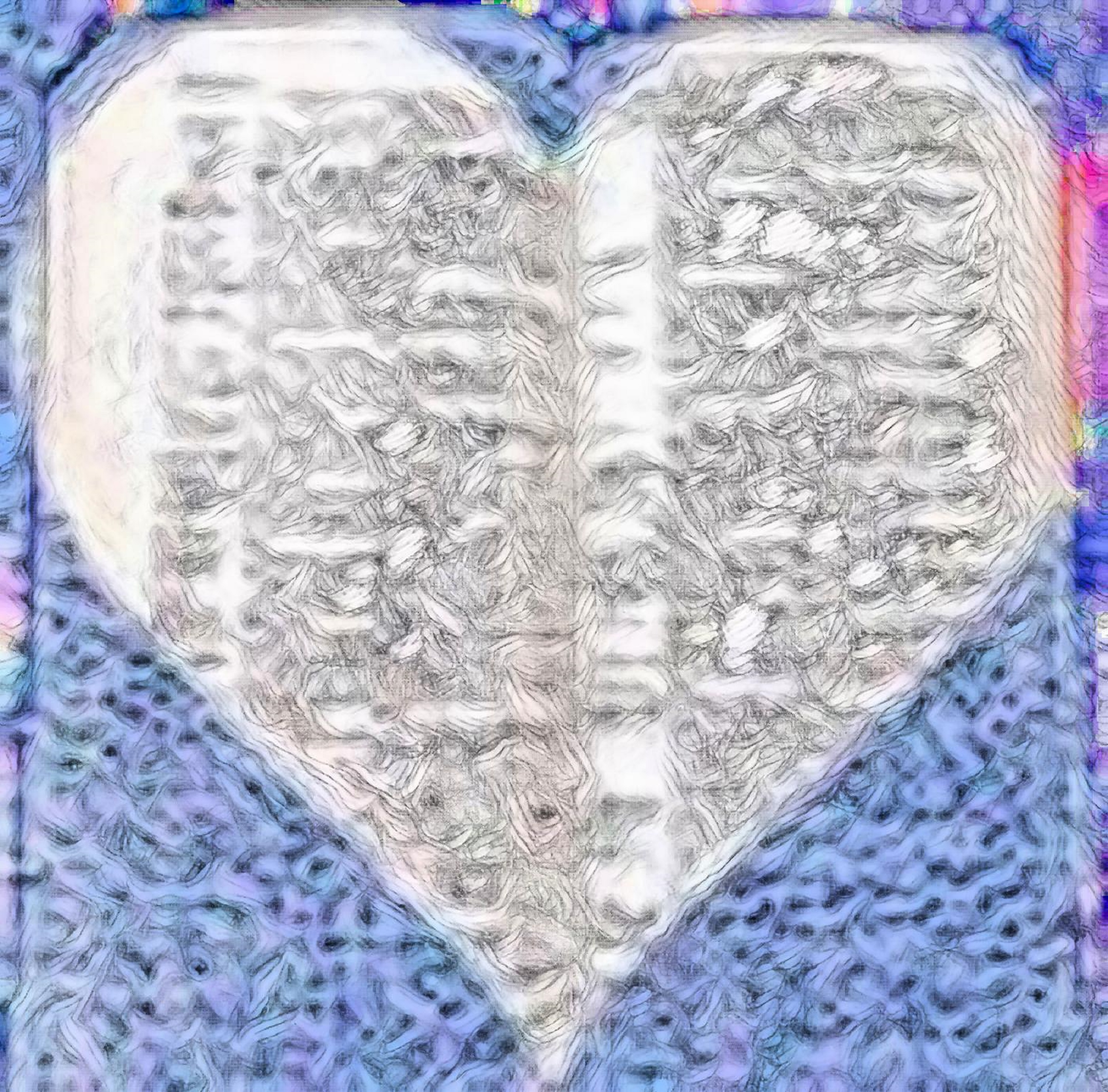 Photo taken by me with Pouring Rain, Heart mask, Abstract effects on LunaPic.com