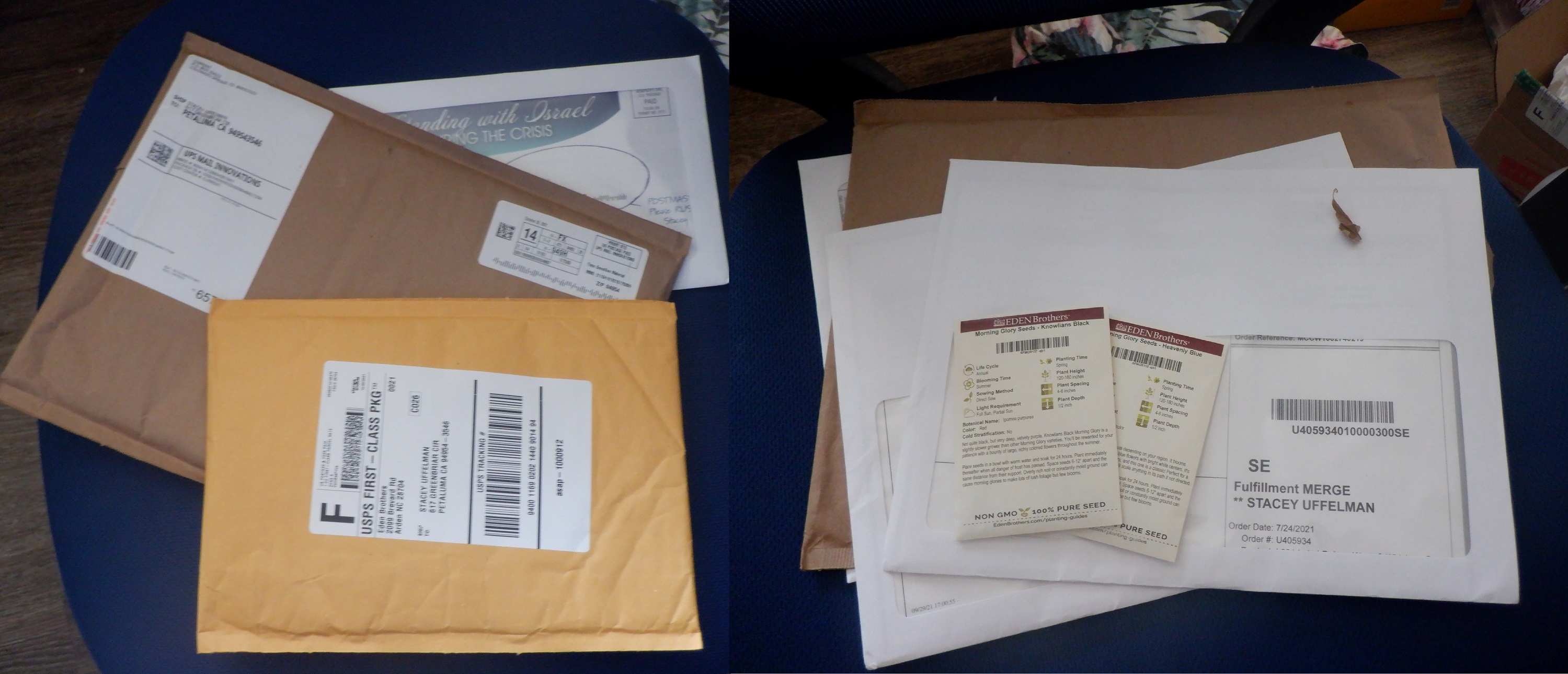 Photos I took of the mail I got today. Photos I took of the mail I got today.