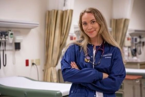York College nursing student Sarah Friedman