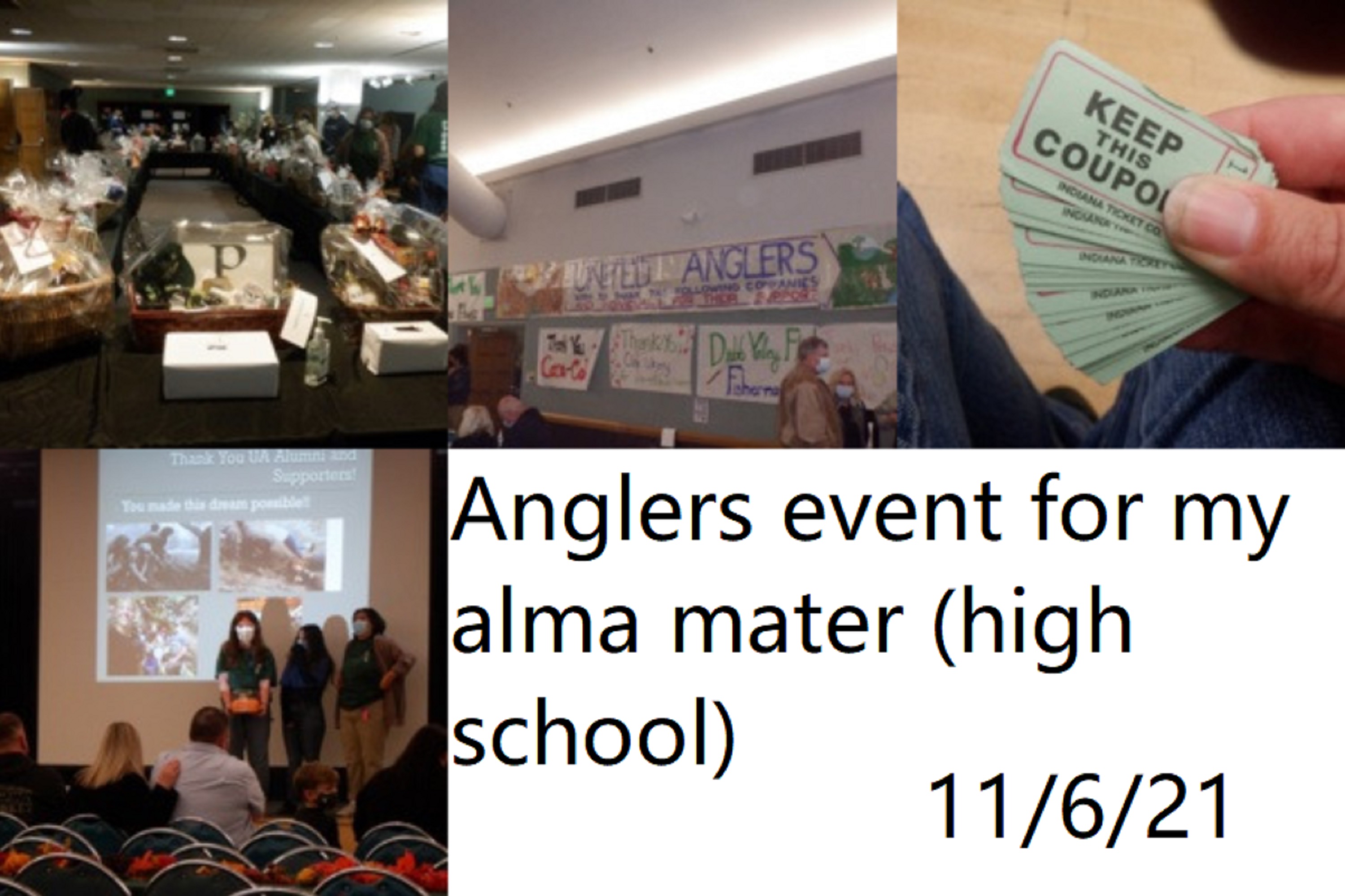 Collage I made with photos I took at the Anglers event Collage I made with photos I took at the Anglers event