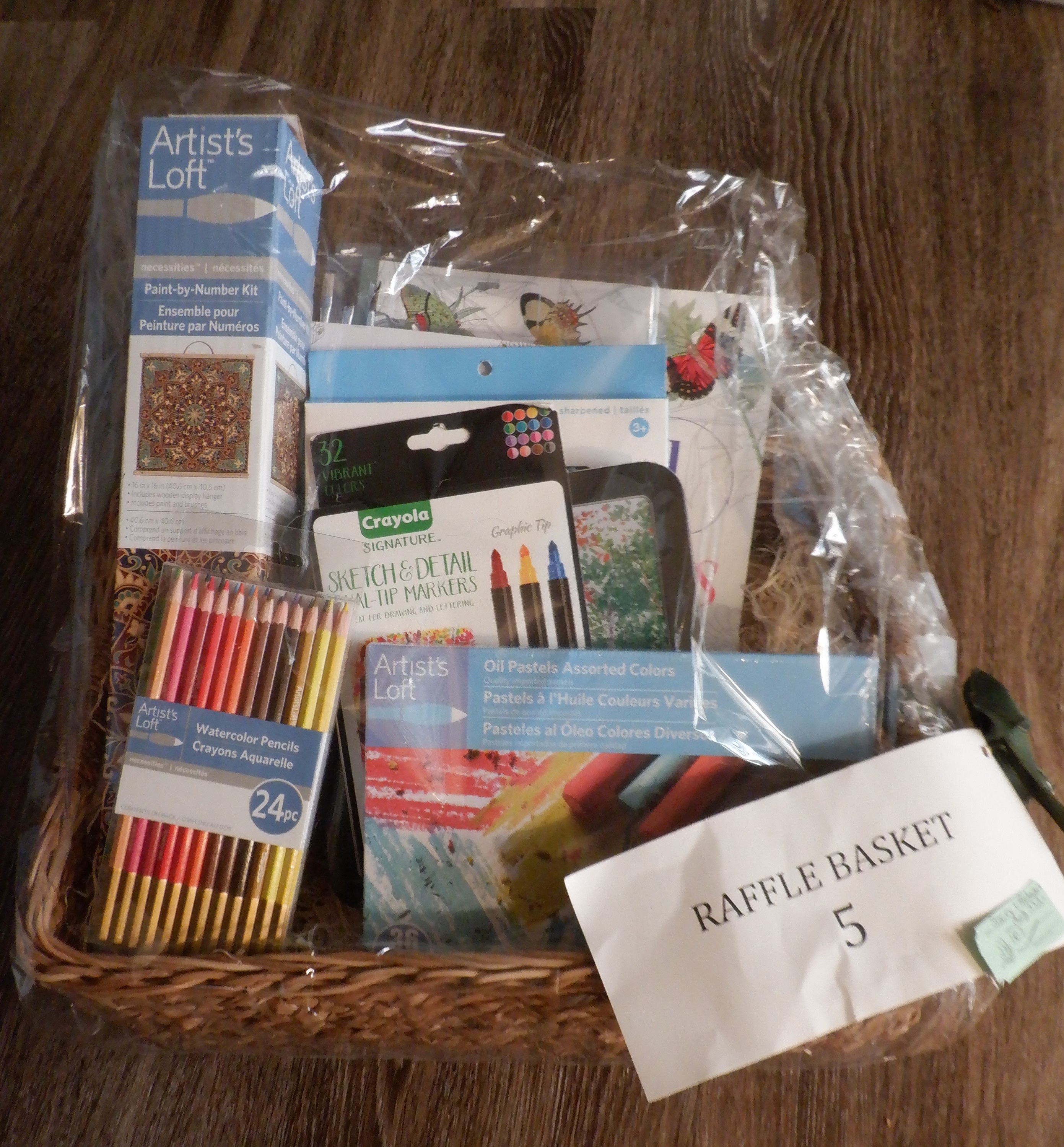 Photo I took of the basket I won Photo I took of the basket I won