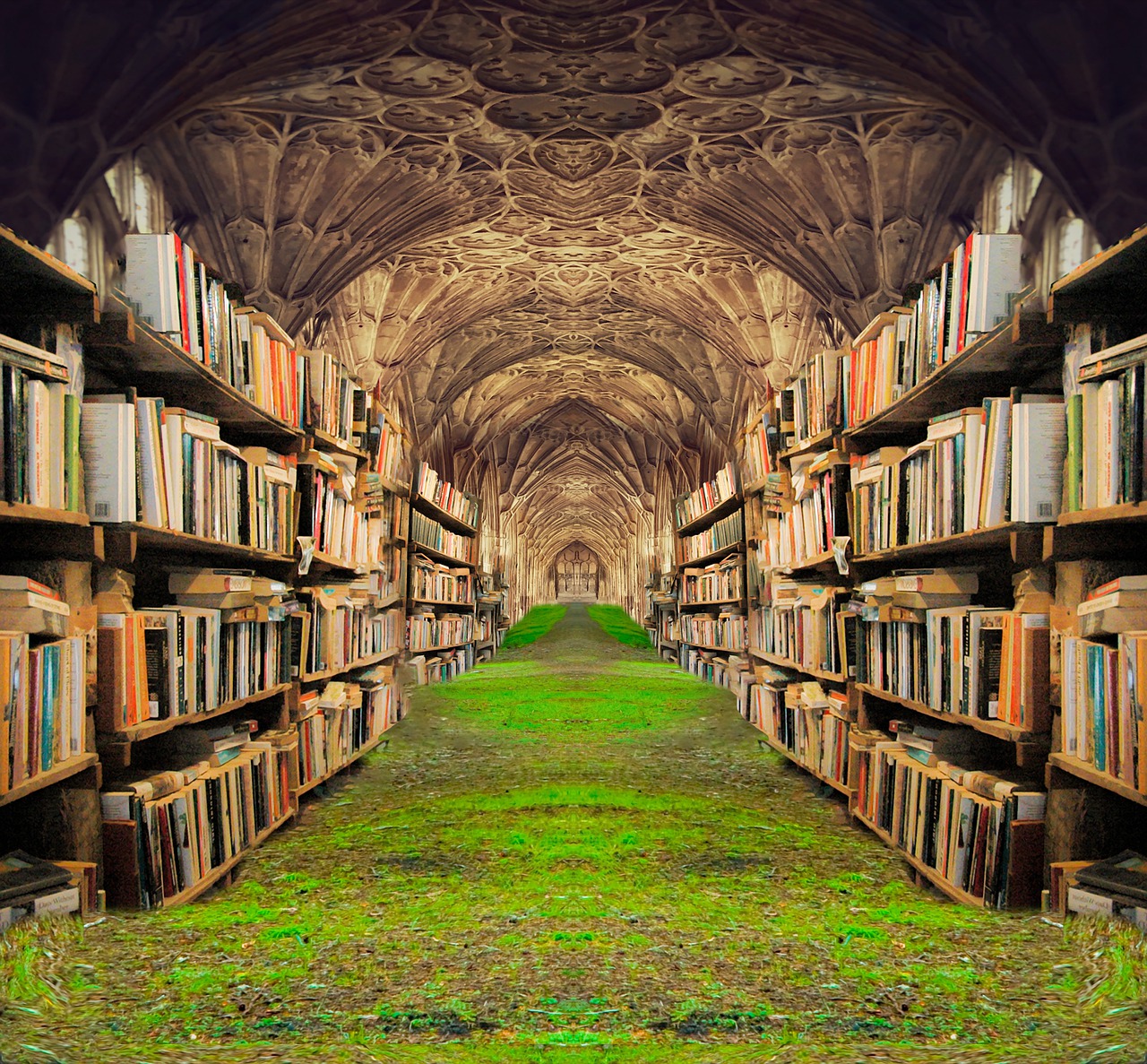 The writer had found living life in his library The writer had found living life in his library