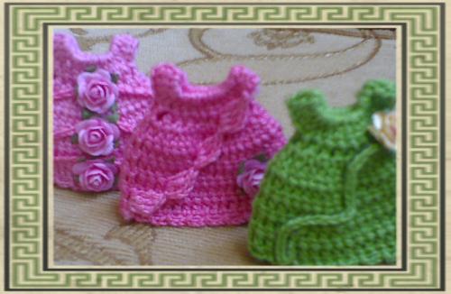 another pic of samll dress:) - my sister also make another color of the small dresse's.