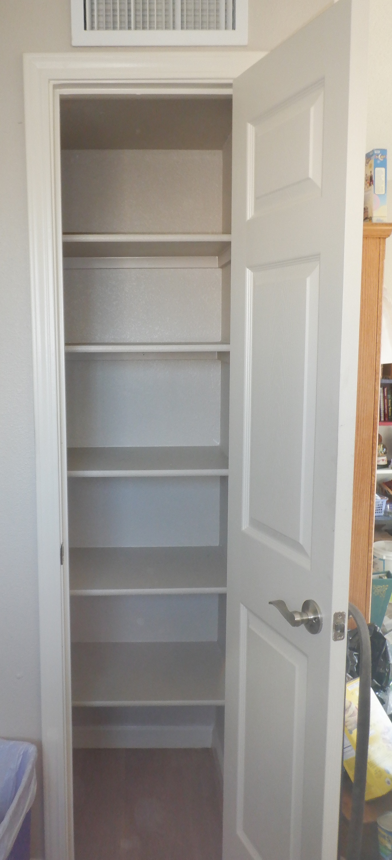 Photo I took of the cleaned-out pantry Photo I took of the cleaned-out pantry