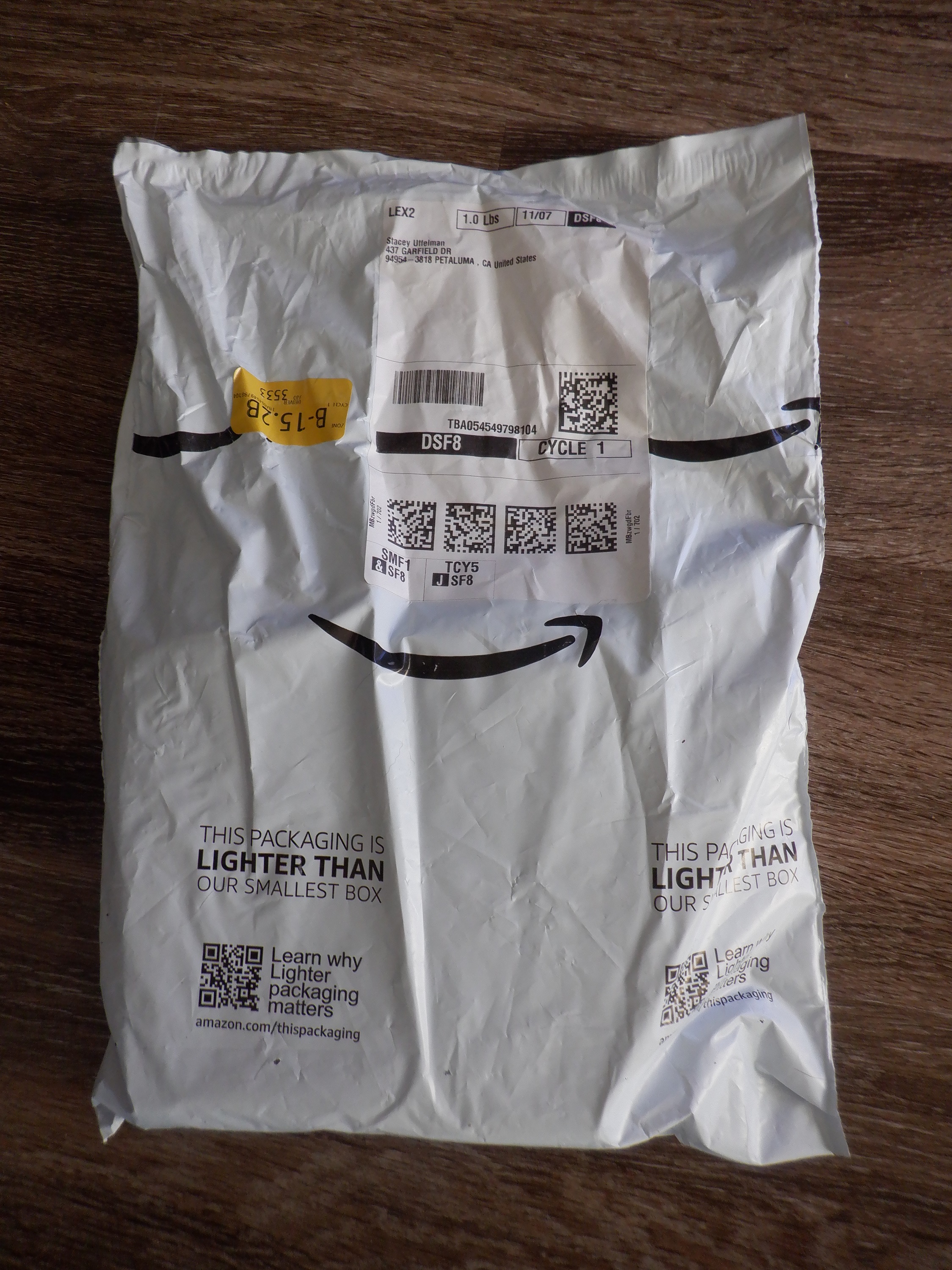 Package I got from home that I have not opened yet