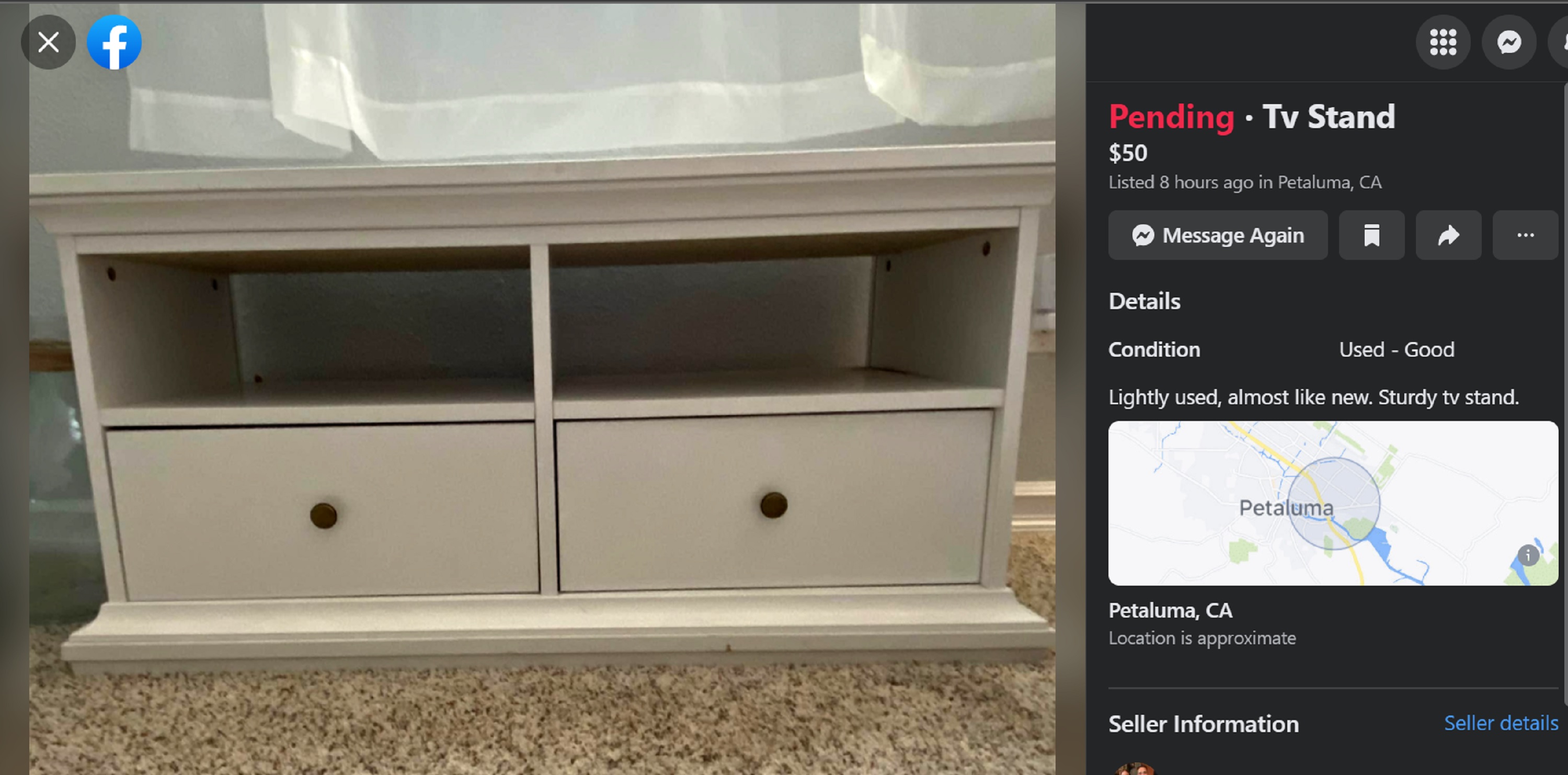 screencap of TV stand I got on Facebook screencap of TV stand I got on Facebook