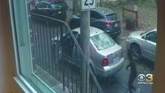A delivery auto that was close to being robbed in Philadelphia last weekend A delivery auto that was close to being robbed in Philadelphia last weekend