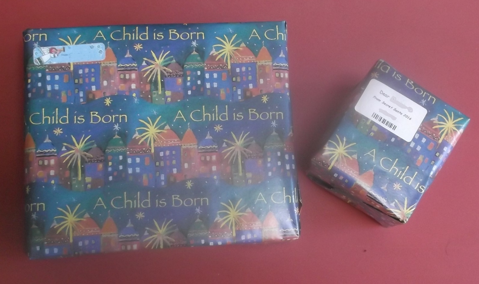 Photo I took wrapping presents in 2016 Photo I took wrapping presents in 2016