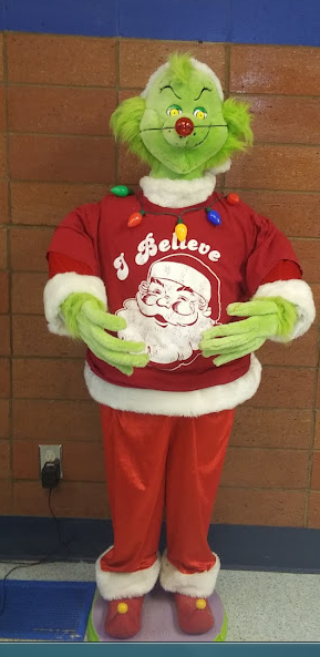 Earl the bus driver donated this Grinch