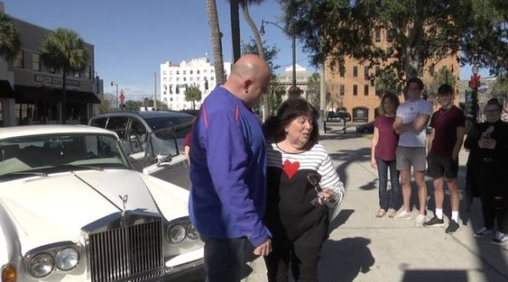 Susan Cleveland is happy that her children granted her wish for a car on Christmas Susan Cleveland is happy that her children granted her wish for a car on Christmas