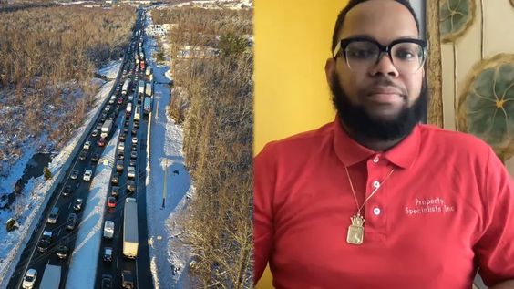 Davante Williams the Uber driver and the traffic jam on Interstate 95 Davante Williams the Uber driver and the traffic jam on Interstate 95