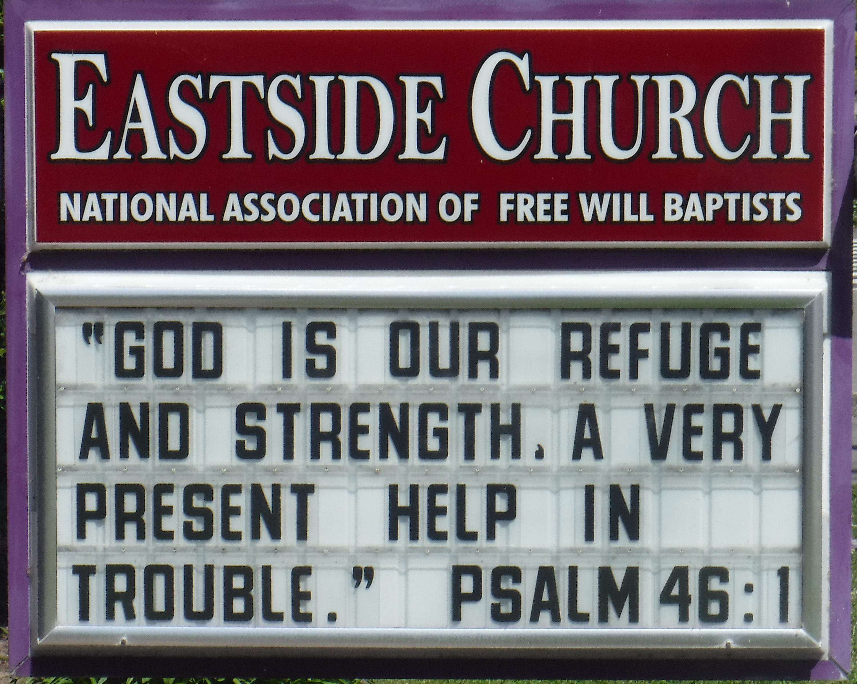 Photo I took of church sign 6-28-21 Photo I took of church sign 6-28-21