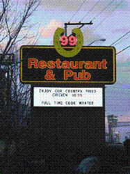 restaurant - this isa  picture of the 99 restaurant