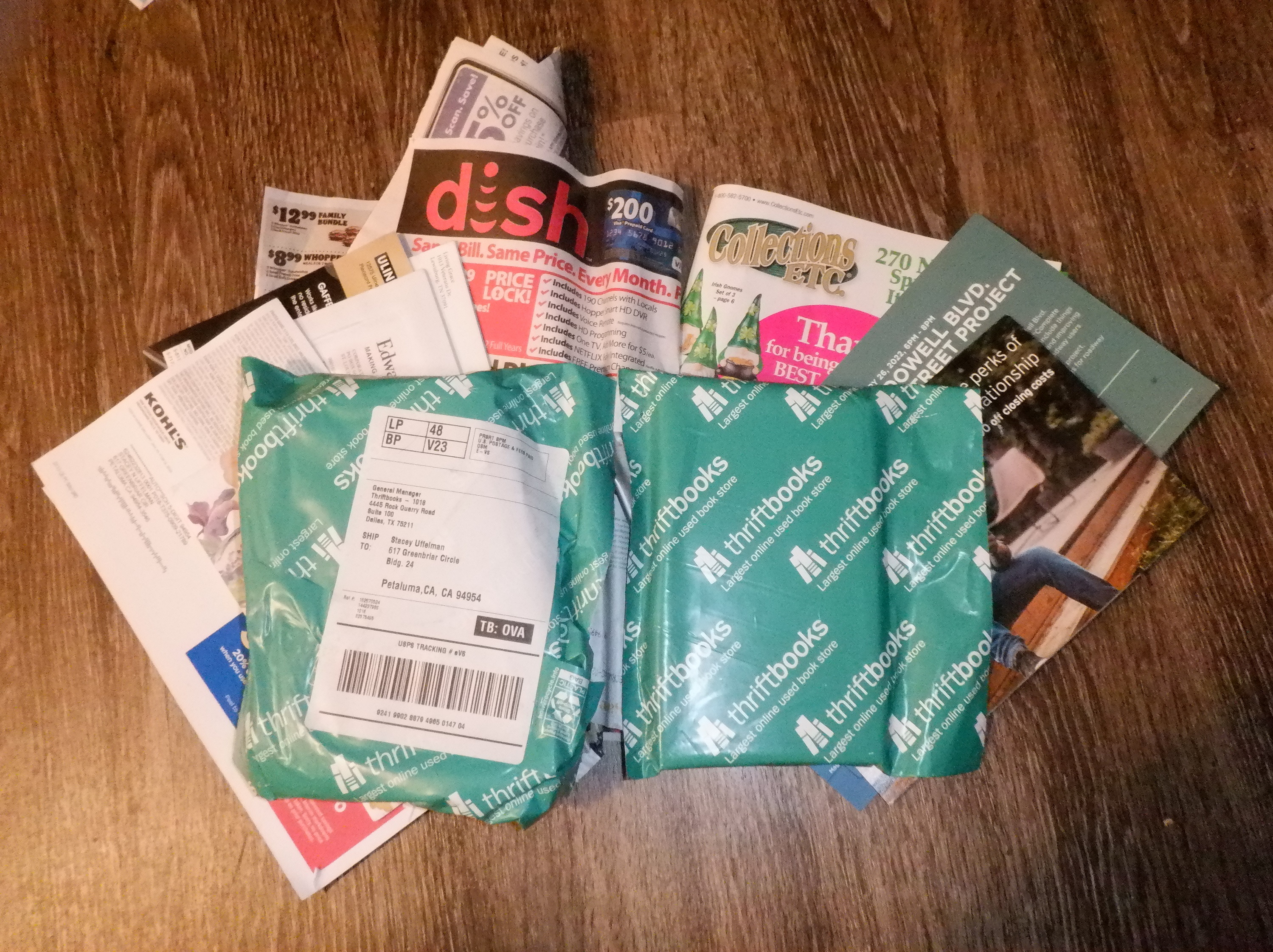 Photo I took of the mail I went to get Photo I took of the mail I went to get