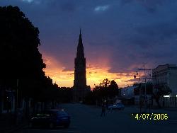GRAHAMSTOWN, SOUTH AFRICA - Here is a early morning picture of our little town, Grahamstown, Eastern Cape Province, South africa. It was taken during the winter this year.