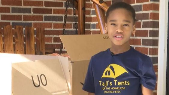 Trenton resident Taji Johnson has his goal of giving out tents to the homeless. Trenton resident Taji Johnson has his goal of giving out tents to the homeless.