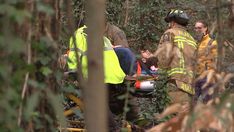 Atlanta firefighters rescue a man who was trapped inside of his home. Atlanta firefighters rescue a man who was trapped inside of his home.