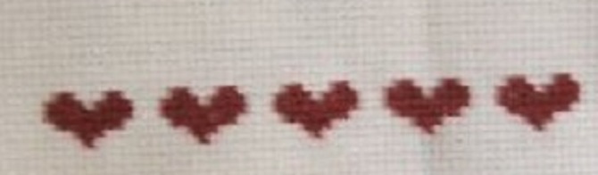Part of a cross stitch I did