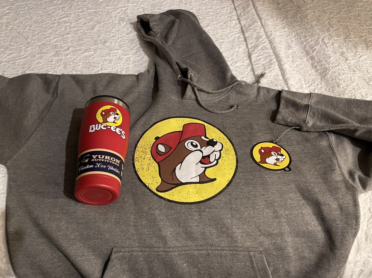 Souvenirs of my stop at Buc-ee’s. Photo taken by and the property of FourWalls. Souvenirs of my stop at Buc-ee’s. Photo taken by and the property of FourWalls.