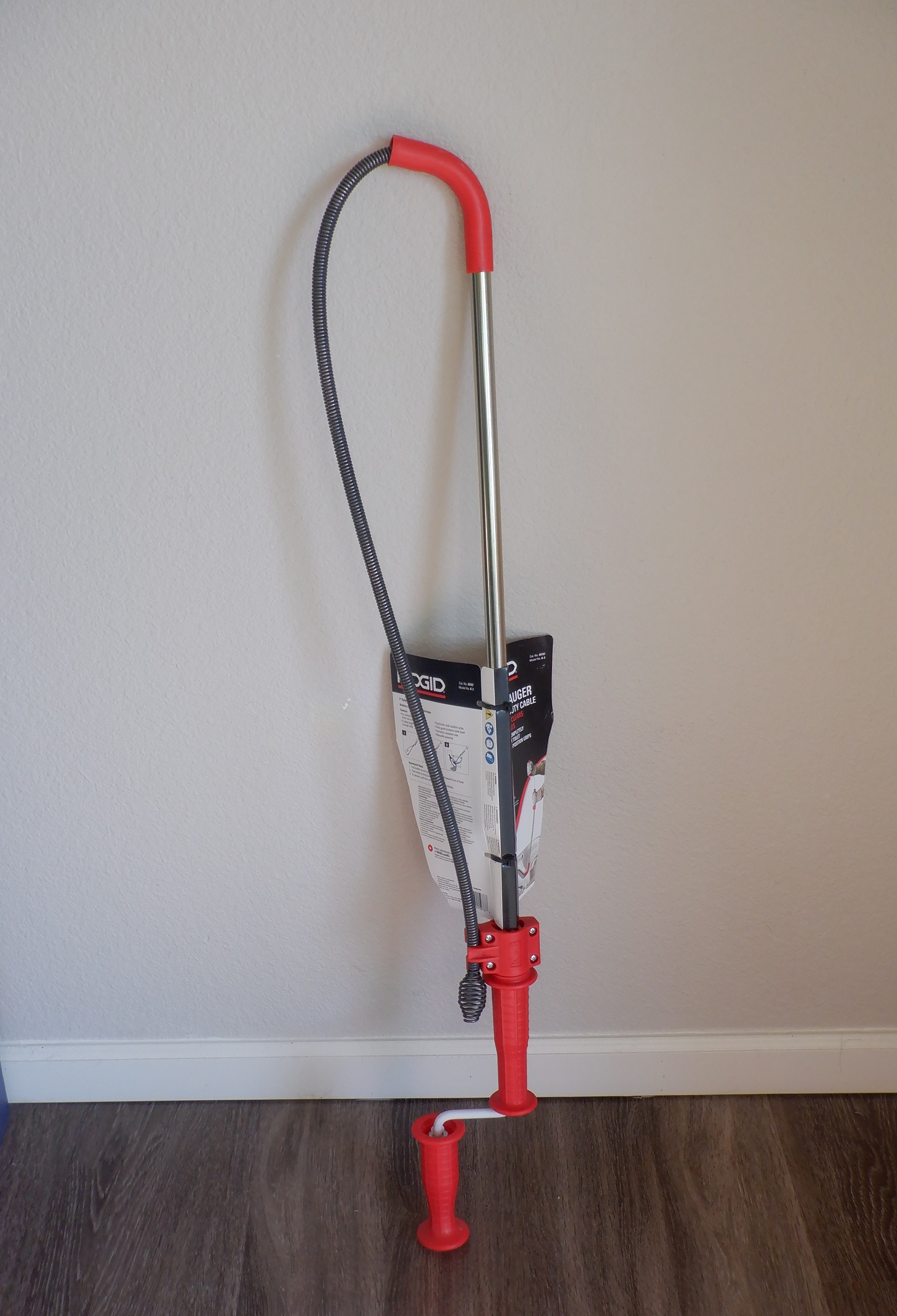 One of the photos I took of the RIGID toilet auger One of the photos I took of the RIGID toilet auger