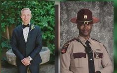 Jake Bosacker (L) and Minnesota State Trooper Keenan Jones Jake Bosacker (L) and Minnesota State Trooper Keenan Jones