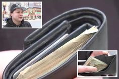 Eduardo Martinez pictured and the wallet that had $4,000 dollars inside. Eduardo Martinez pictured and the wallet that had $4,000 dollars inside.