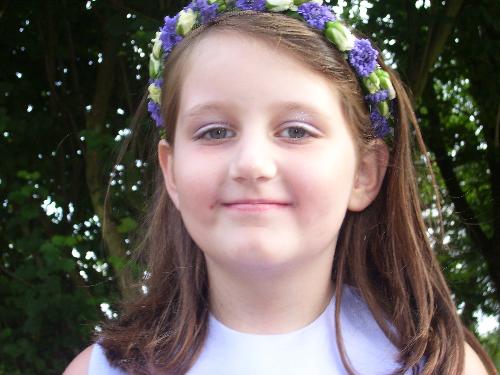 lauren bridemaid - this is my 7 year old daughter Lauren at her brothers wedding