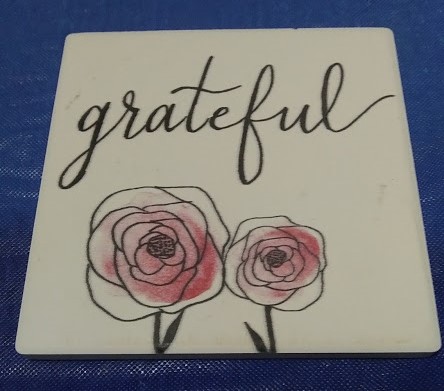 Photo Credit: I snapped this picture of my coaster from The Dollar Tree. Photo Credit: I snapped this picture of my coaster from The Dollar Tree.