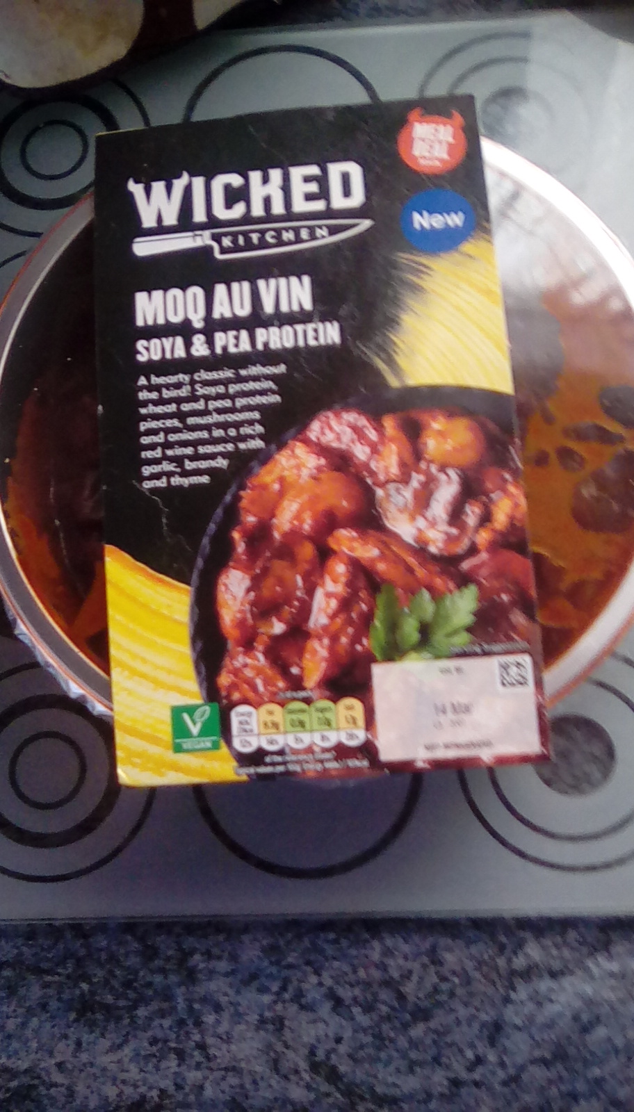 Moq Au Vin, Vegan, No chicken, 