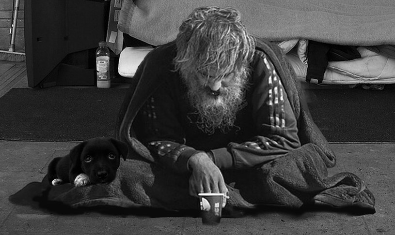 The Zen master was really crying because he had seen this beggar at the gates of his monastery The Zen master was really crying because he had seen this beggar at the gates of his monastery