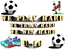 we play hard - soccer design I made for coffee mugs and tshirts at my online shop. www.cafepress.com/leeasplace