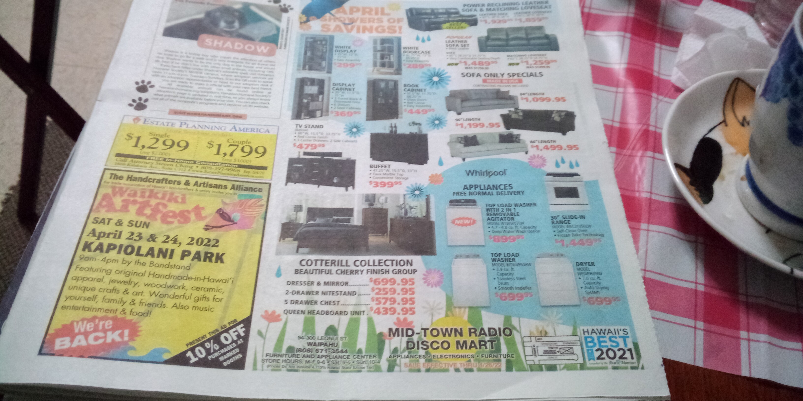 Midweek of. 11 April 29, 2022 issue.