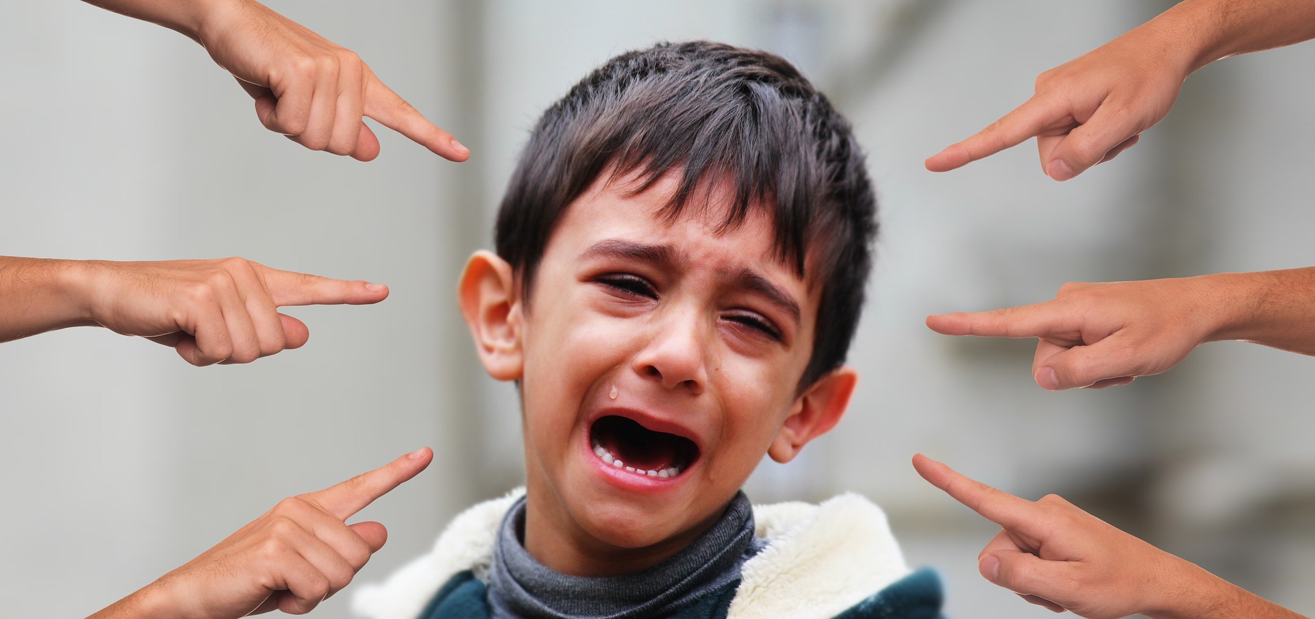 Pointing the finger at others, blaming others, is bullying them Pointing the finger at others, blaming others, is bullying them