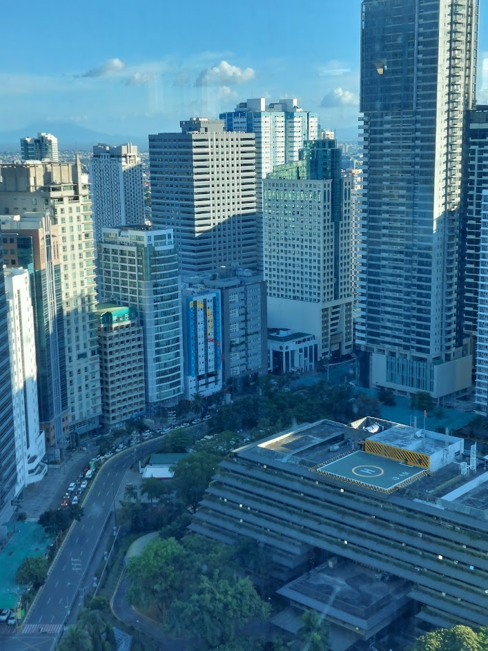 Photo is mine. The view from work.