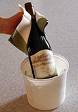Wine on Ice - Wine in an ice bucket Wine on Ice - Wine in an ice bucket