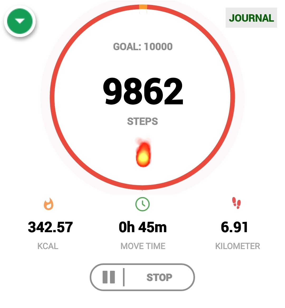 Walking record Walking record