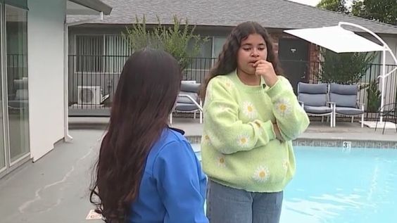 Tamaiah Massot (L) with an unknown person at her home in Fairfield. Tamaiah Massot (L) with an unknown person at her home in Fairfield.