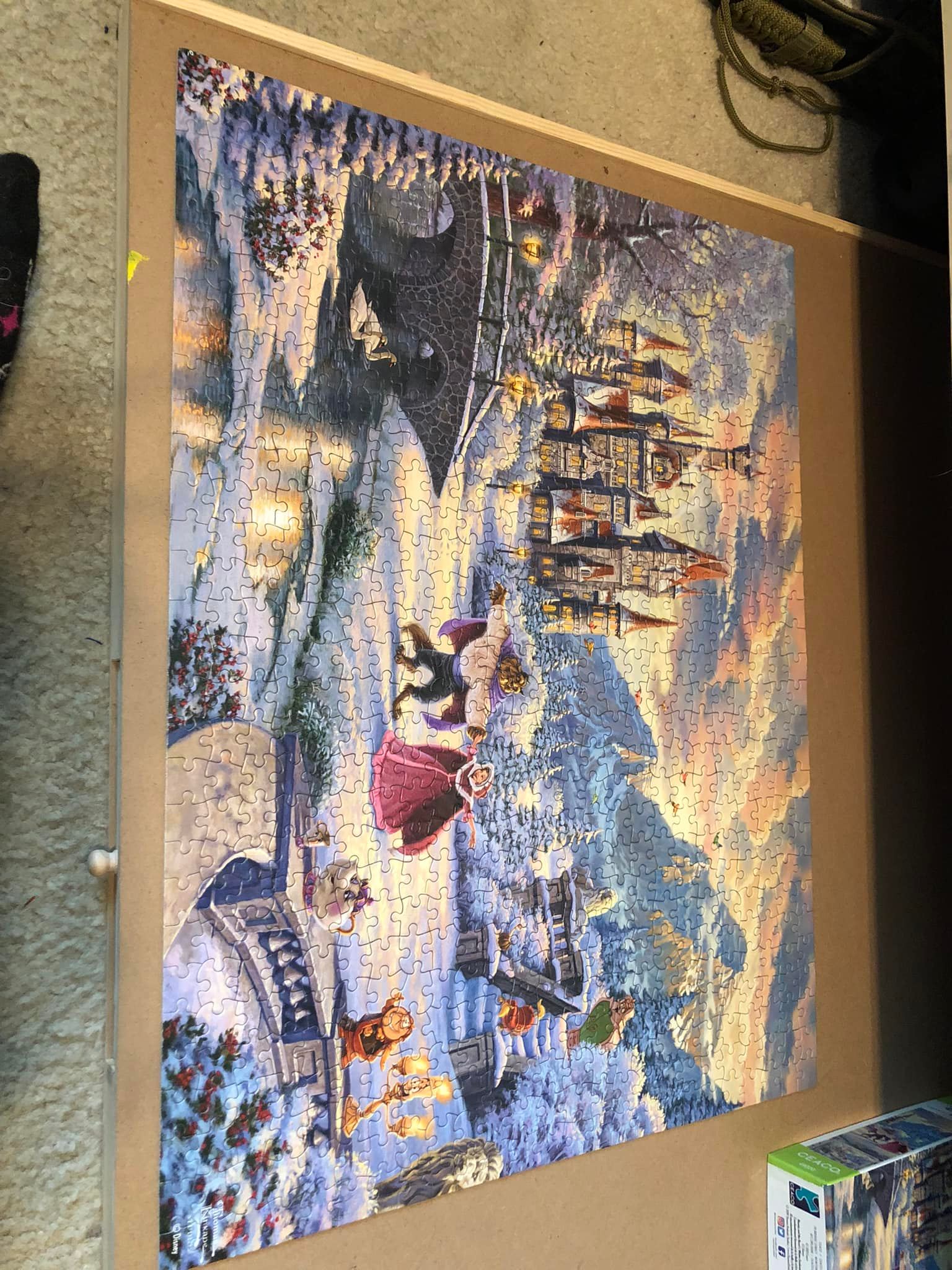 Beauty and the Beast Enchanted Christmas 750 Pieces