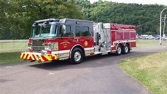 A firetruck of the Franklin Park Fire Department. A firetruck of the Franklin Park Fire Department.