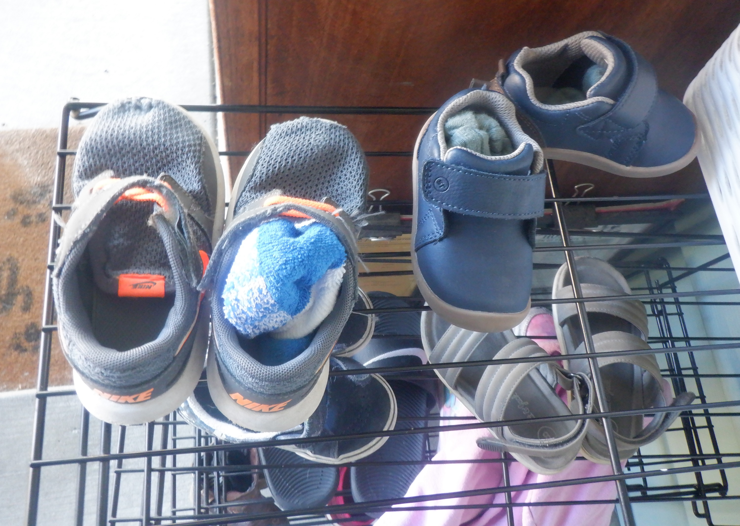 Kidlet shoes at work 6-16-22