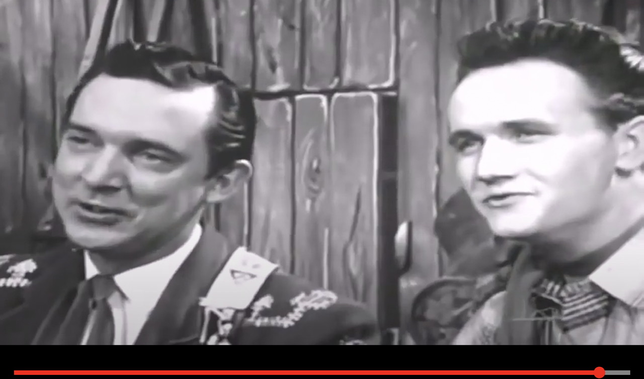 Ray Price and Roger Miller video screen grab.